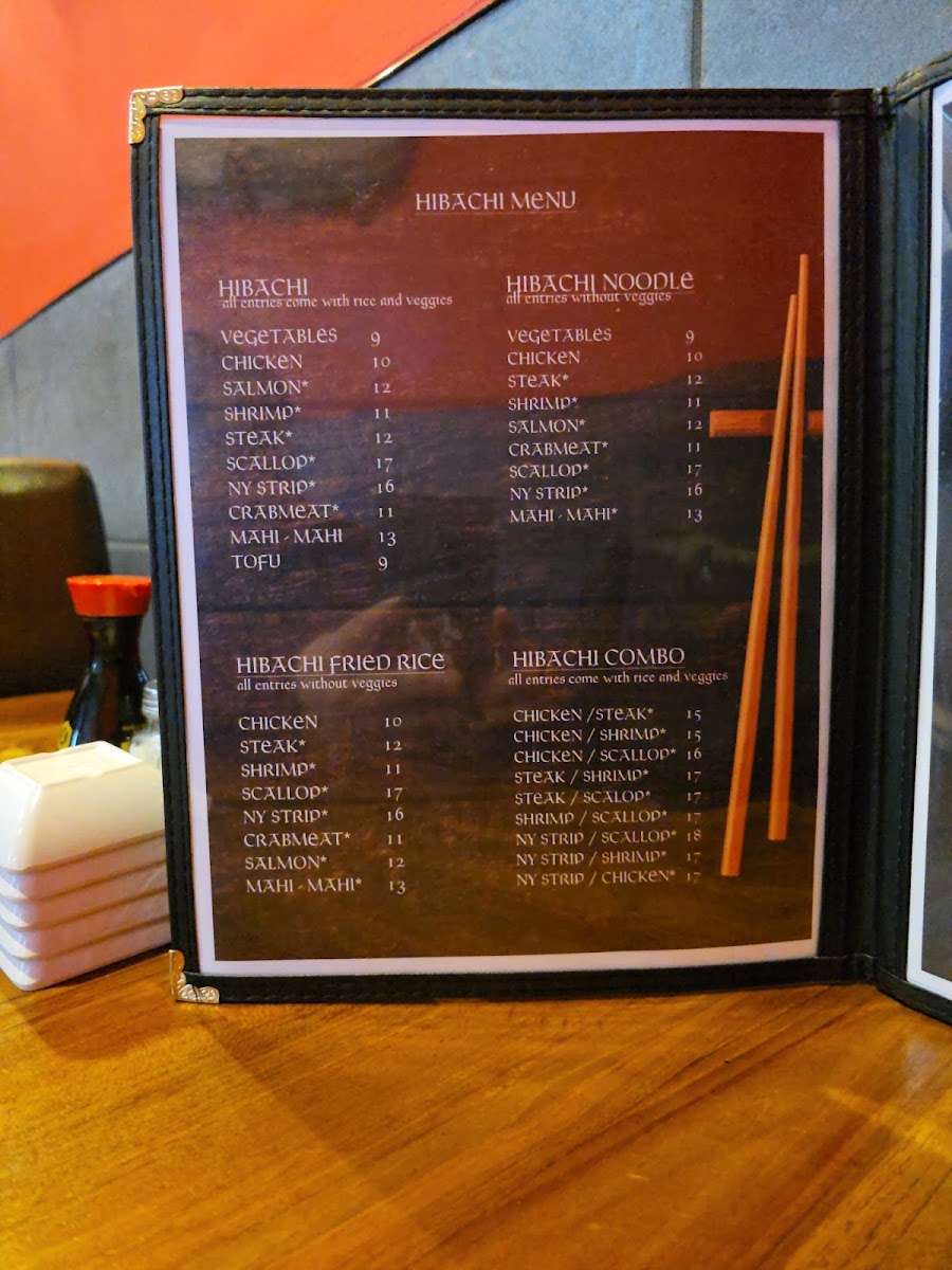 Shogun Sushi & Hibachi Menu - Image 1