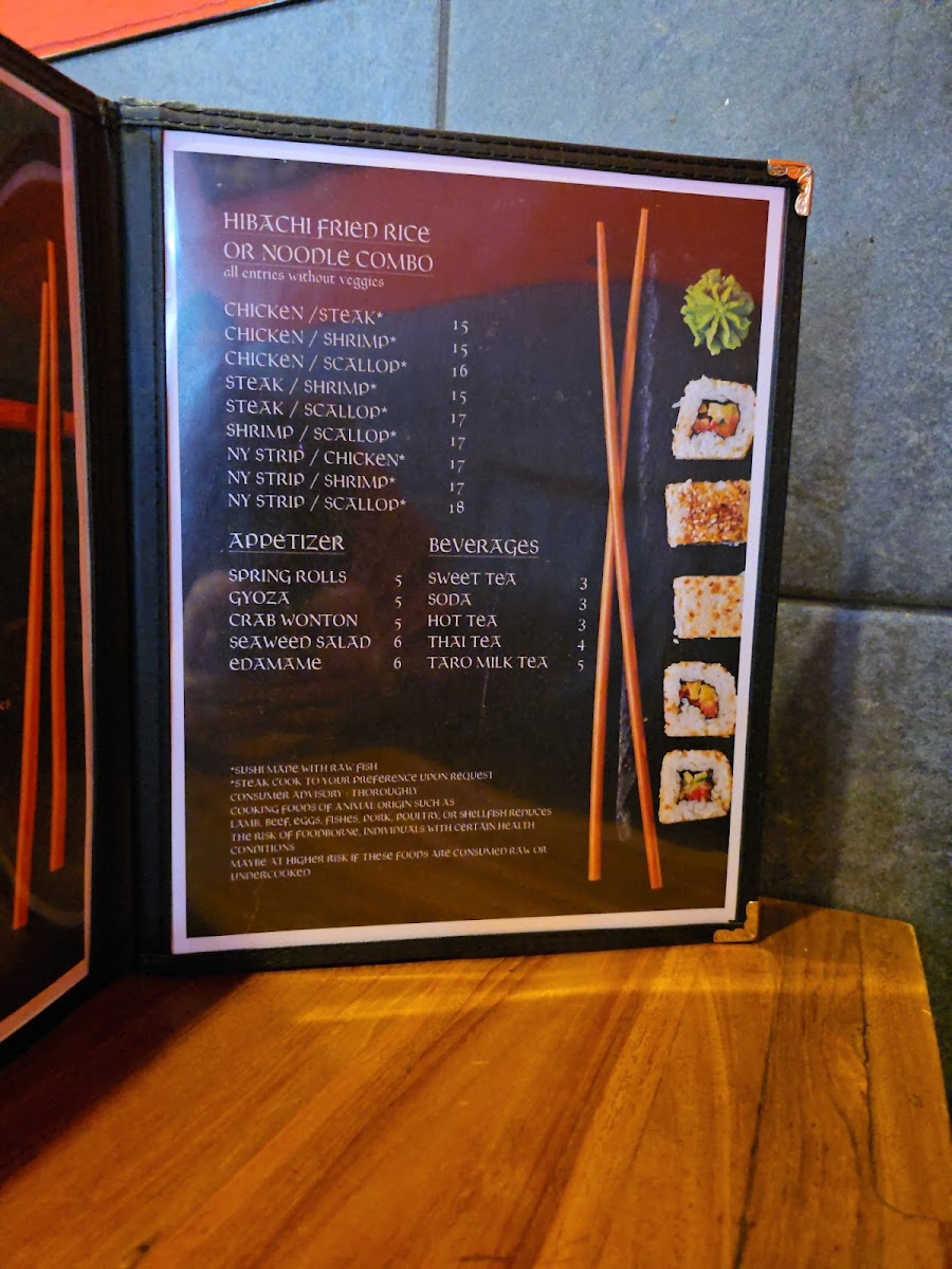 Shogun Sushi & Hibachi Menu - Image 3
