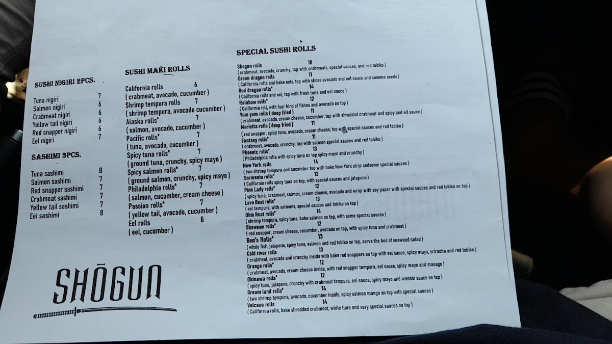 Shogun Sushi & Hibachi Menu - Image 6